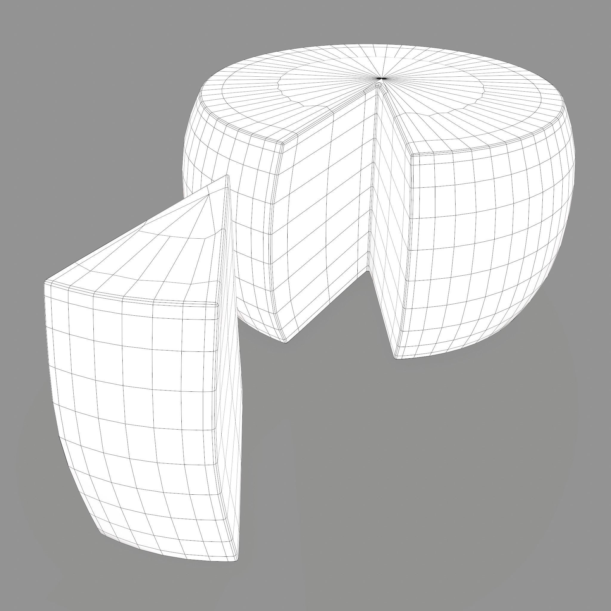 Parmesan Cheese Wheel 3D model_25