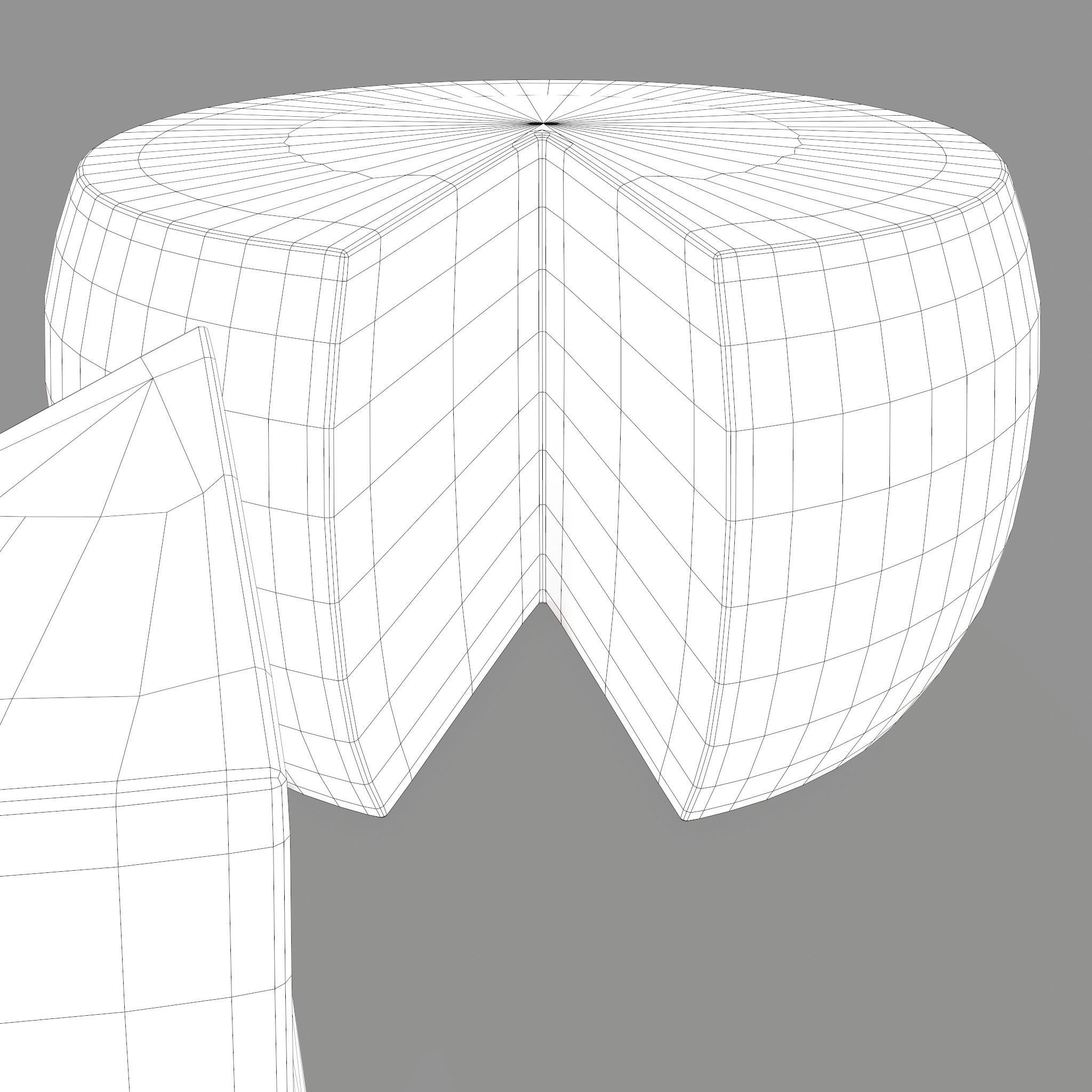 Parmesan Cheese Wheel 3D model_27