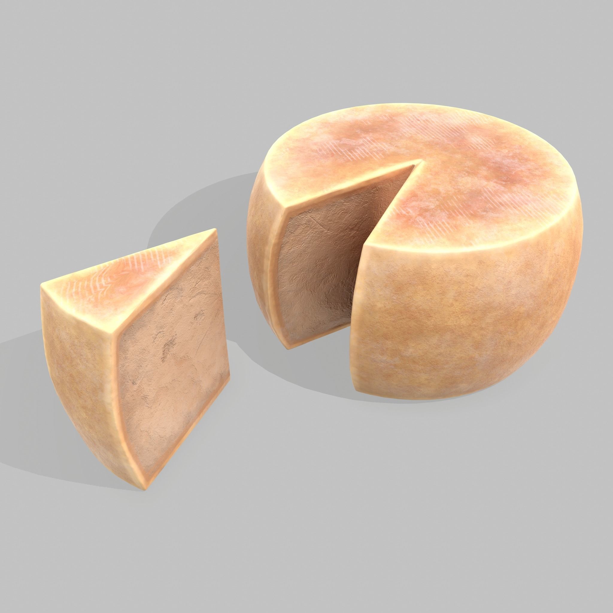 Parmesan Cheese Wheel 3D model_19