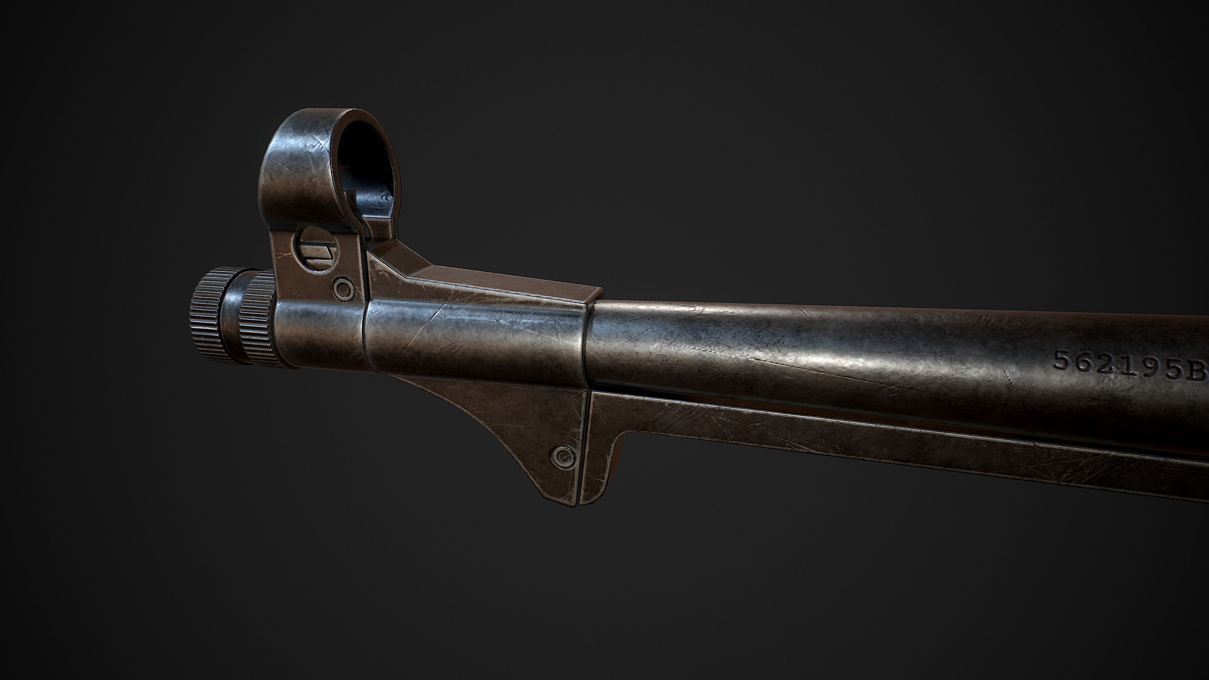 MP 40  Low-poly 3D model_22