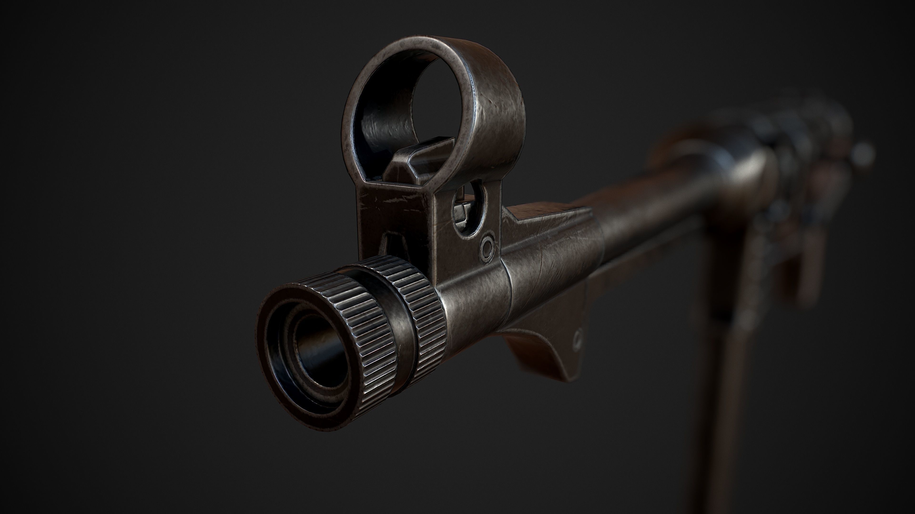 MP 40  Low-poly 3D model_23