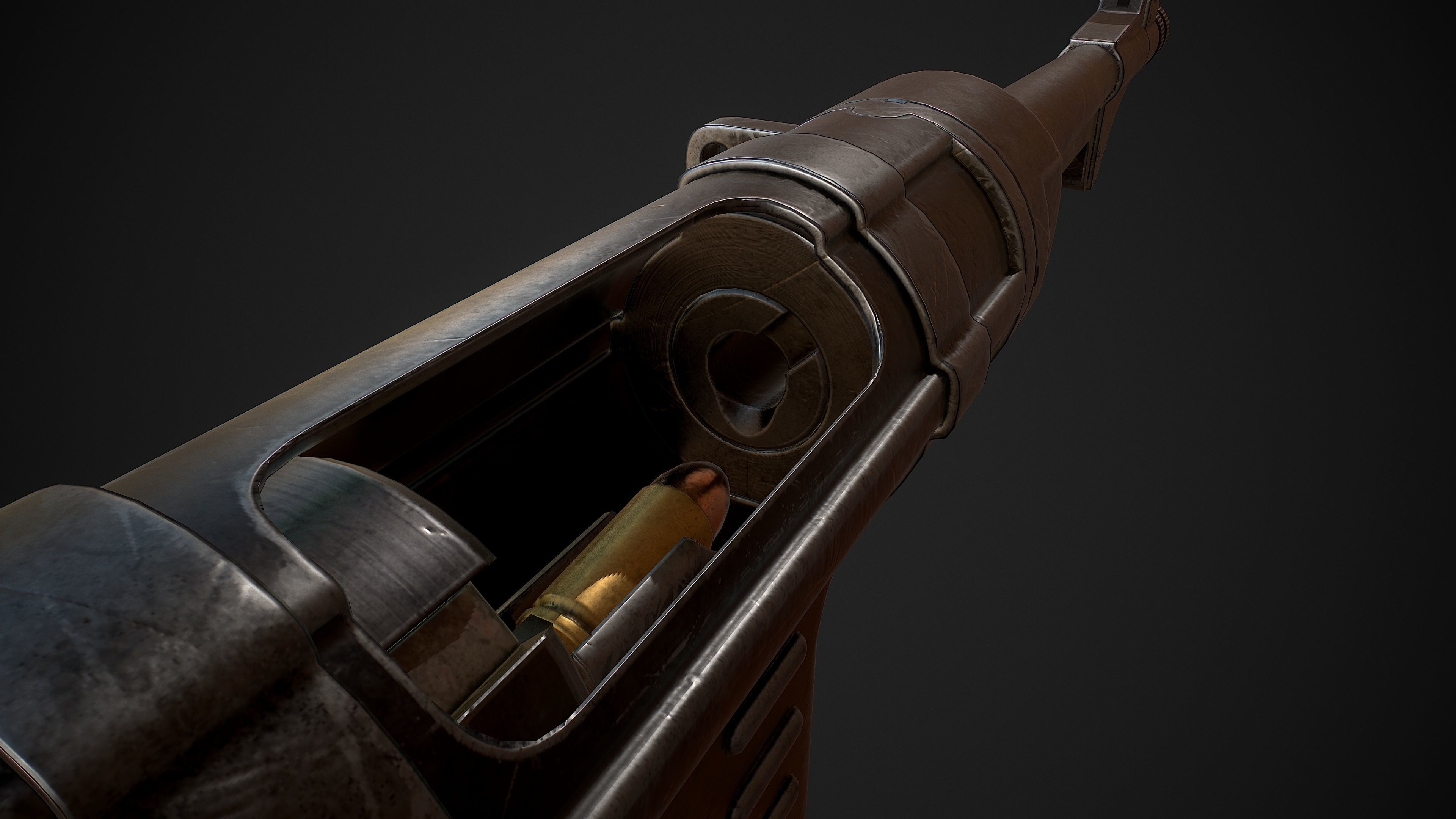 MP 40  Low-poly 3D model_31