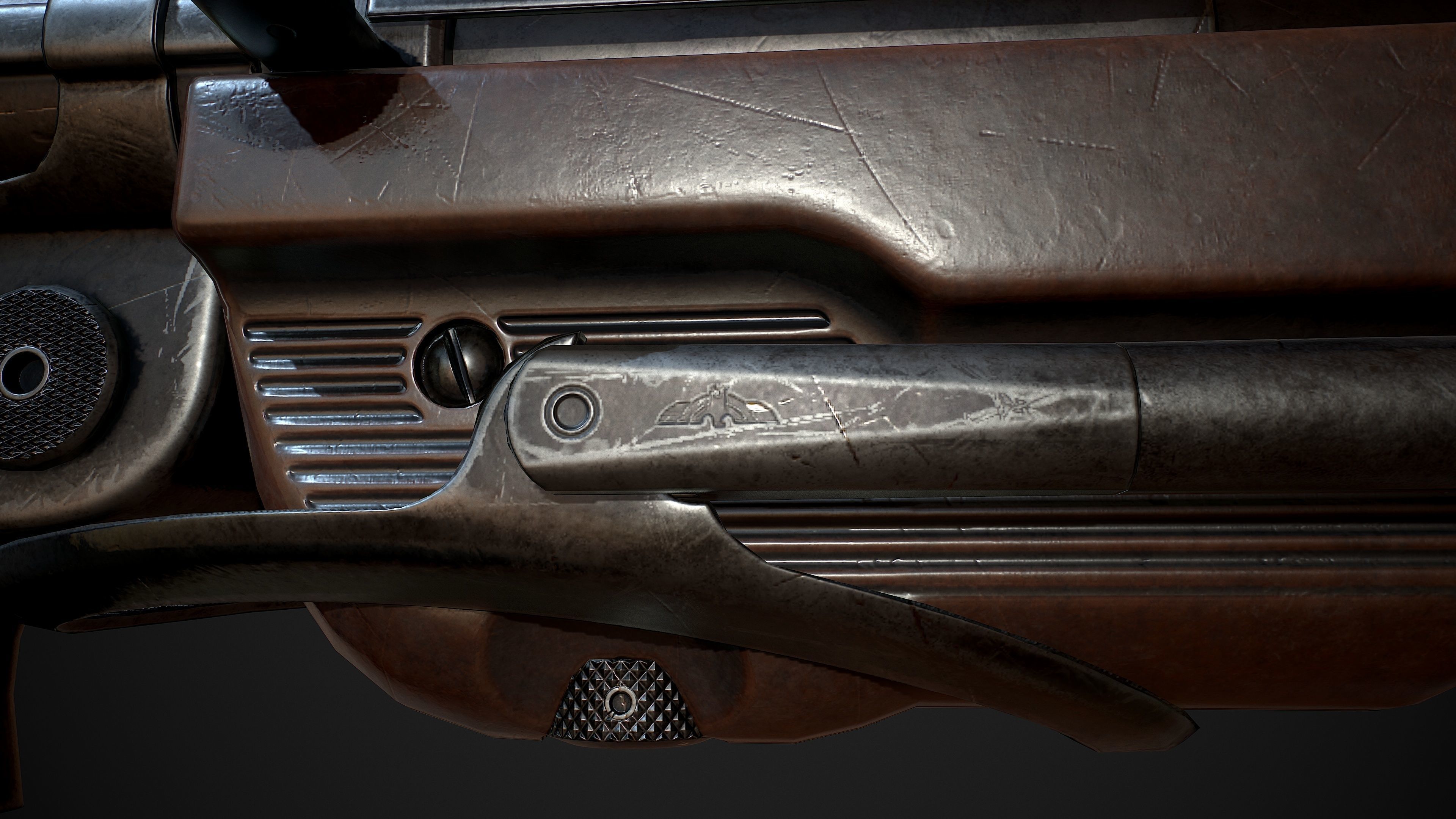 MP 40  Low-poly 3D model_17