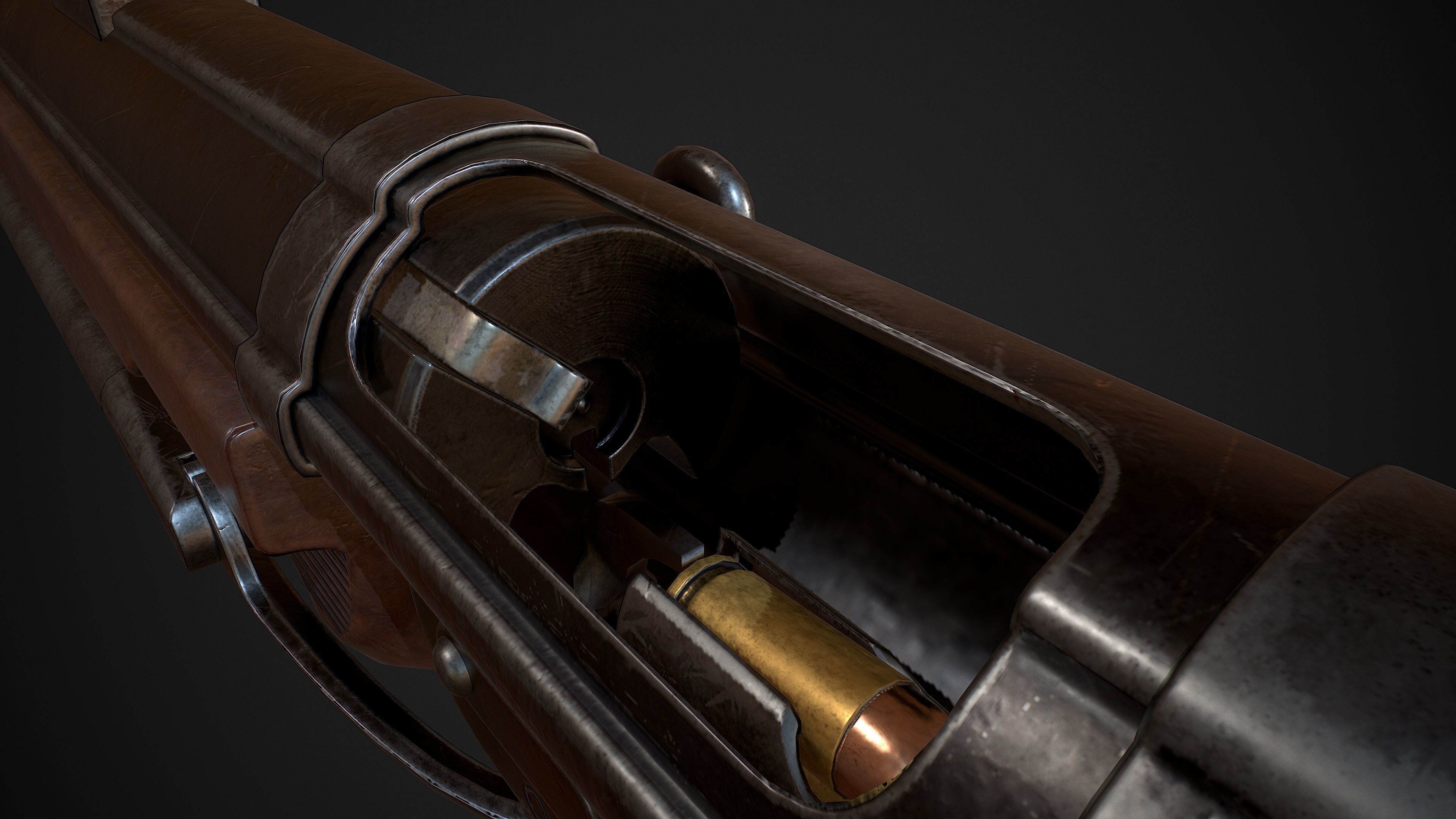 MP 40  Low-poly 3D model_32