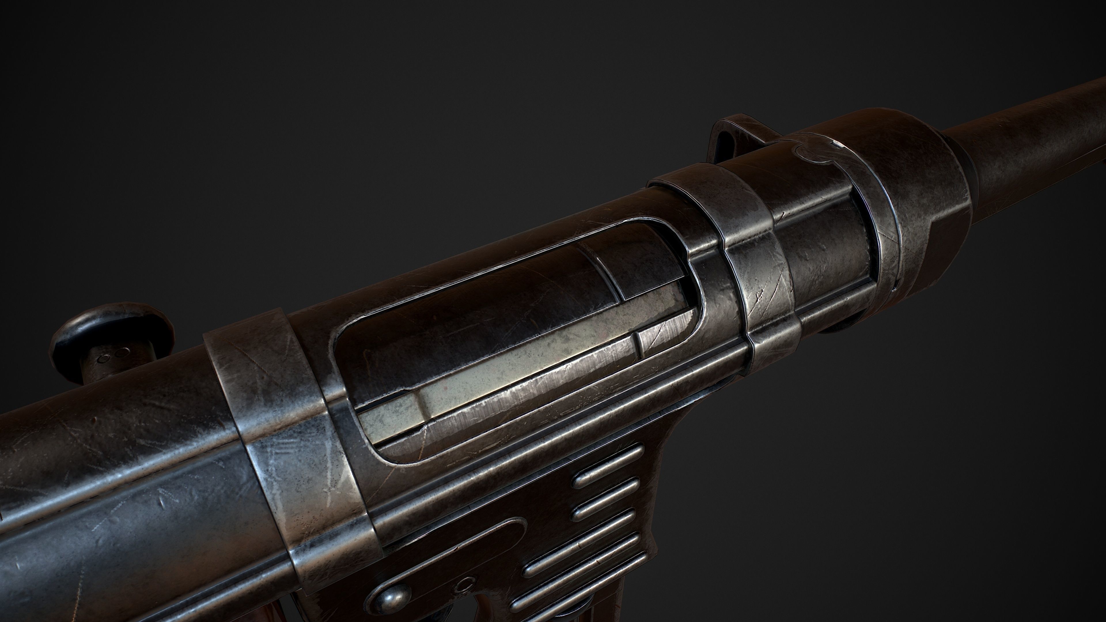MP 40  Low-poly 3D model_28
