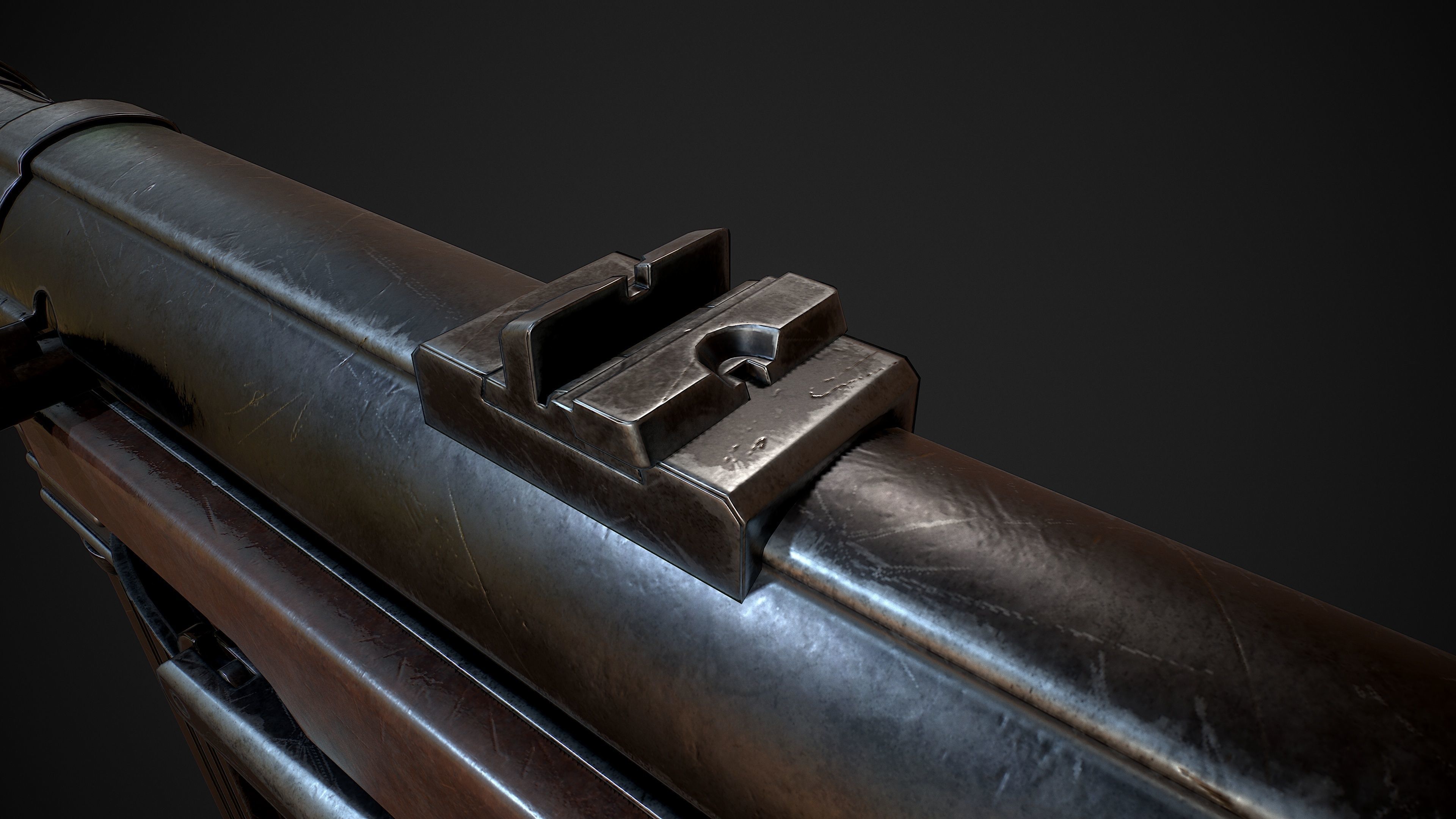 MP 40  Low-poly 3D model_18