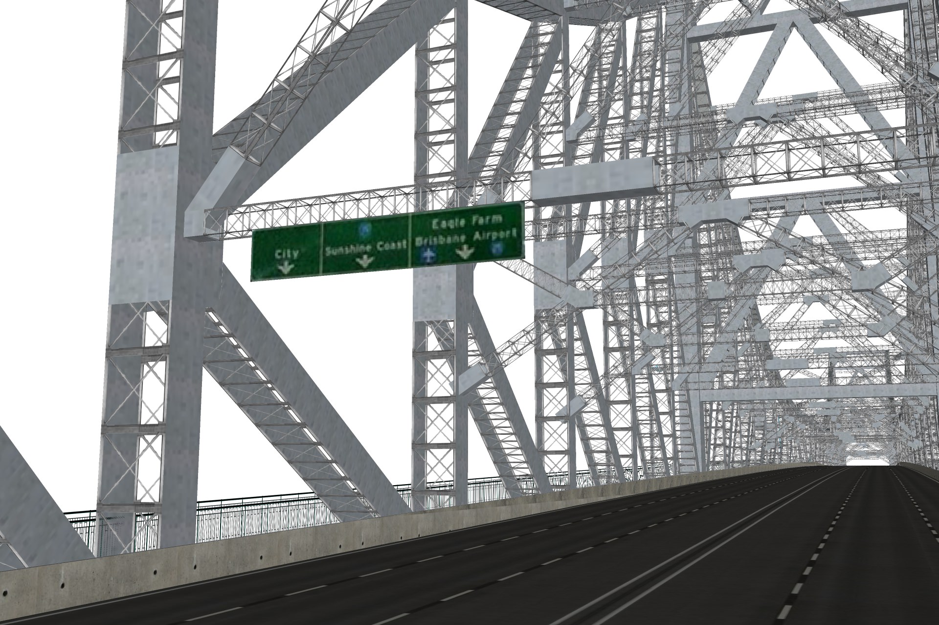 Story Bridge Low-poly 3D model_7