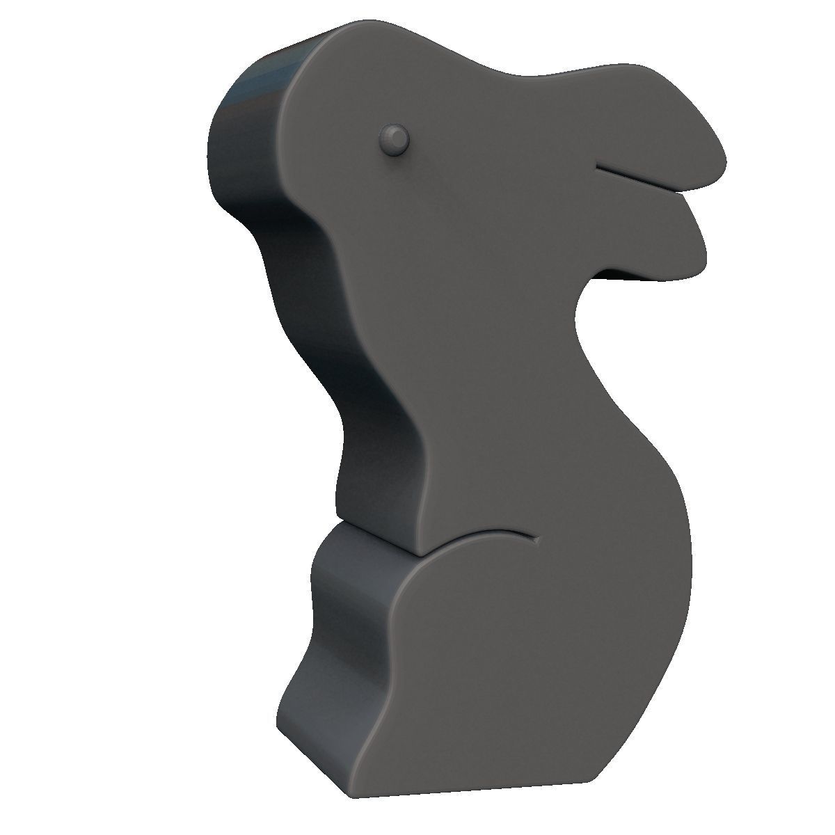 Easter Rabbit Puzzle 3D print model_8