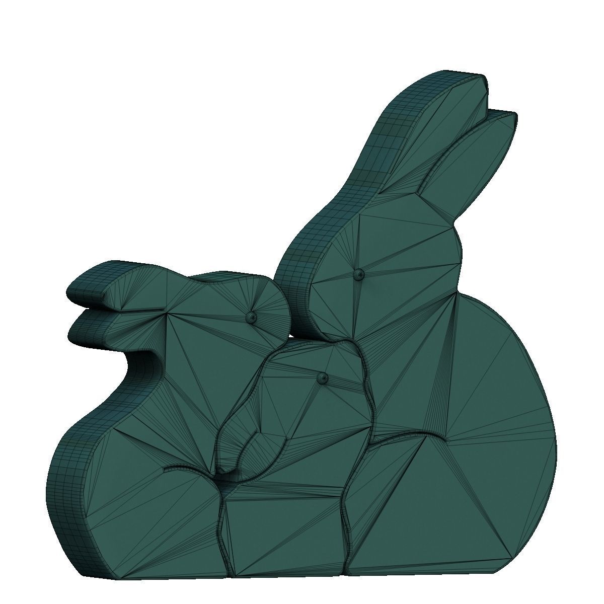 Easter Rabbit Puzzle 3D print model_11