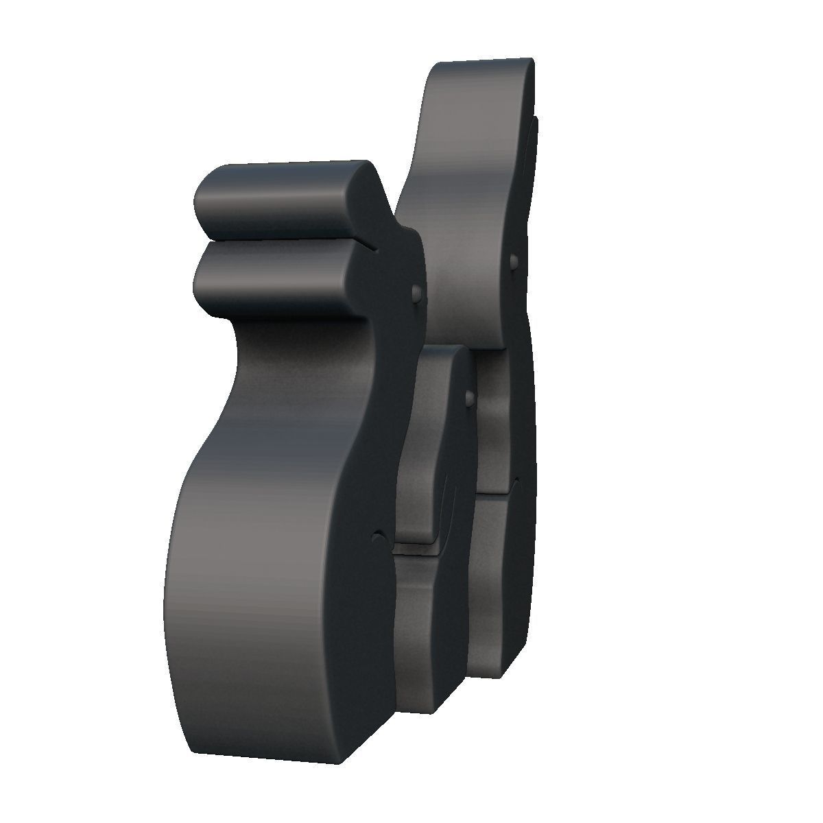 Easter Rabbit Puzzle 3D print model_2