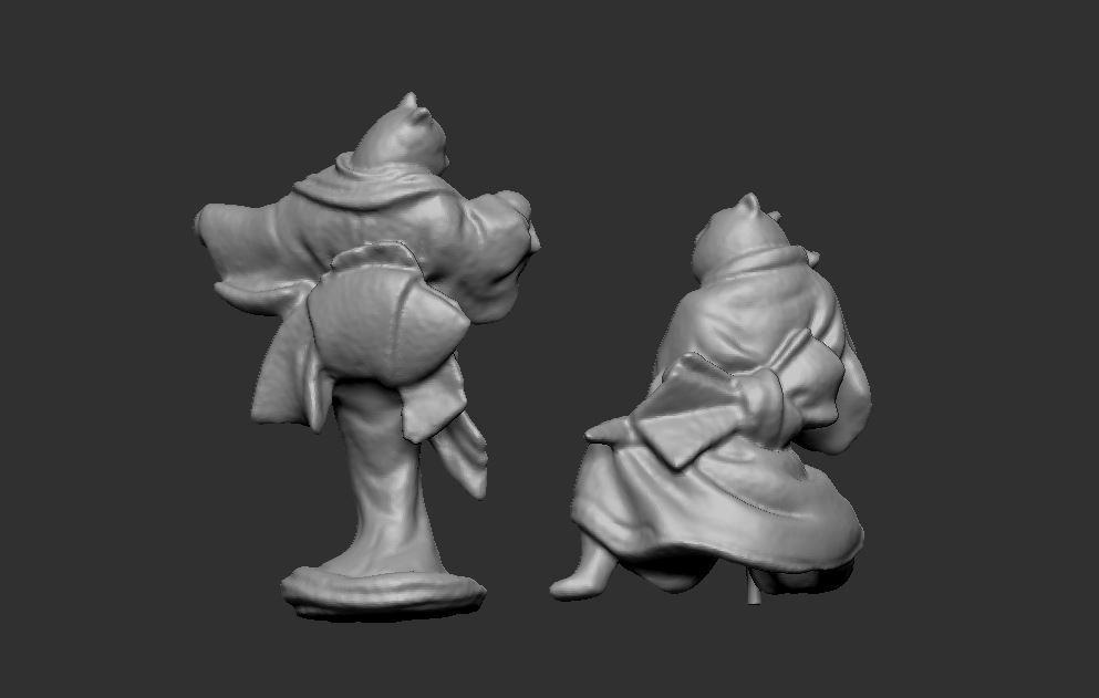 The UKIYOE Cheating Cat 3D model_2