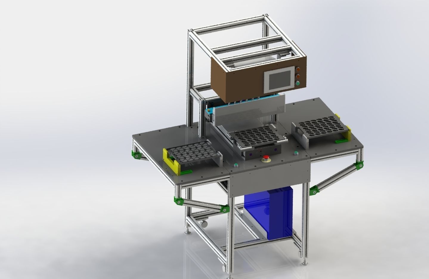 Bar Code Scanning Device 3D model_2
