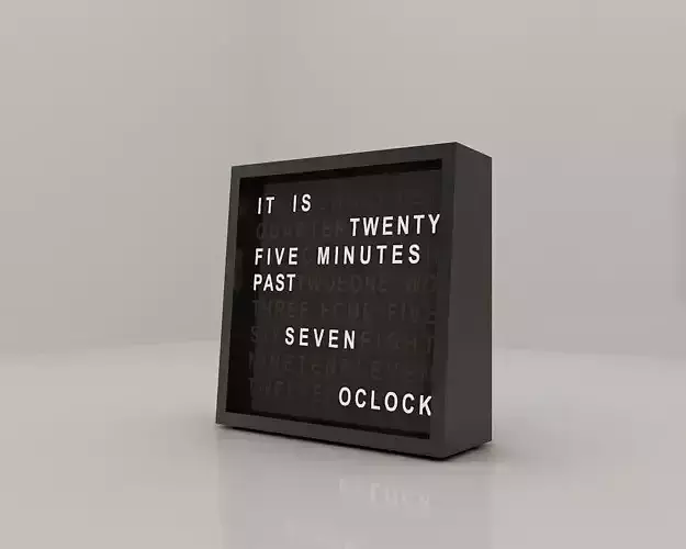 Digital Alarm Clock Free 3D model