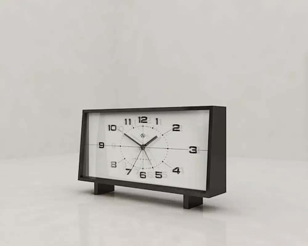 Analog Alarm Clock Free 3D model_0