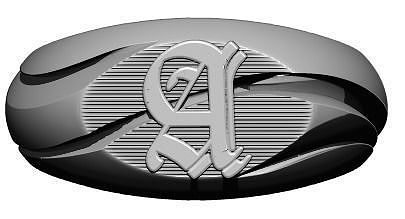 A lettering symbol ring jewel 3D print model