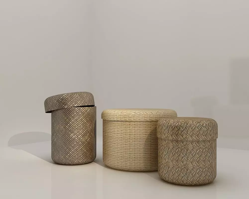 Small Baskets Free 3D model_0