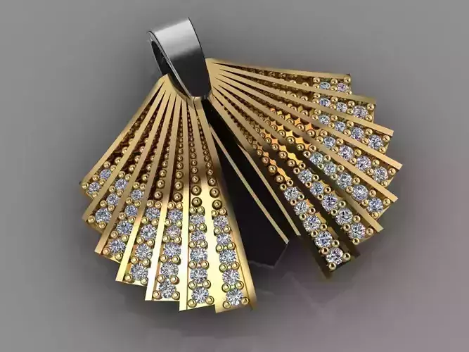 GC GOLD H037- Diamond NECKLACE