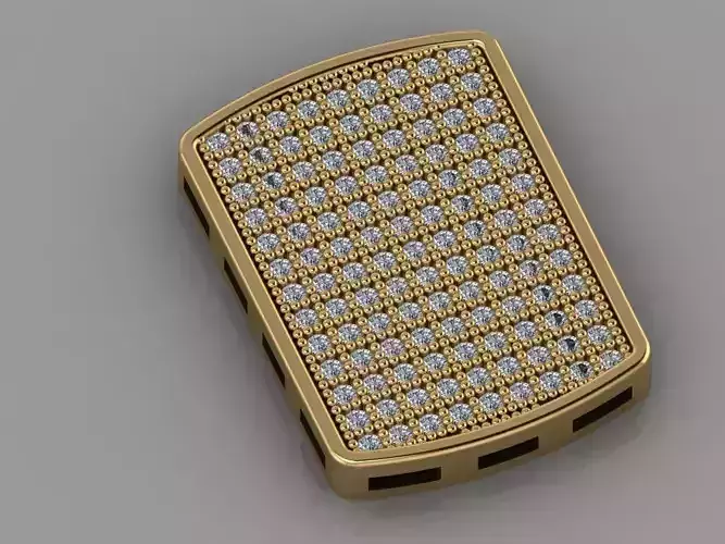 GC GOLD H038- Diamond NECKLACE