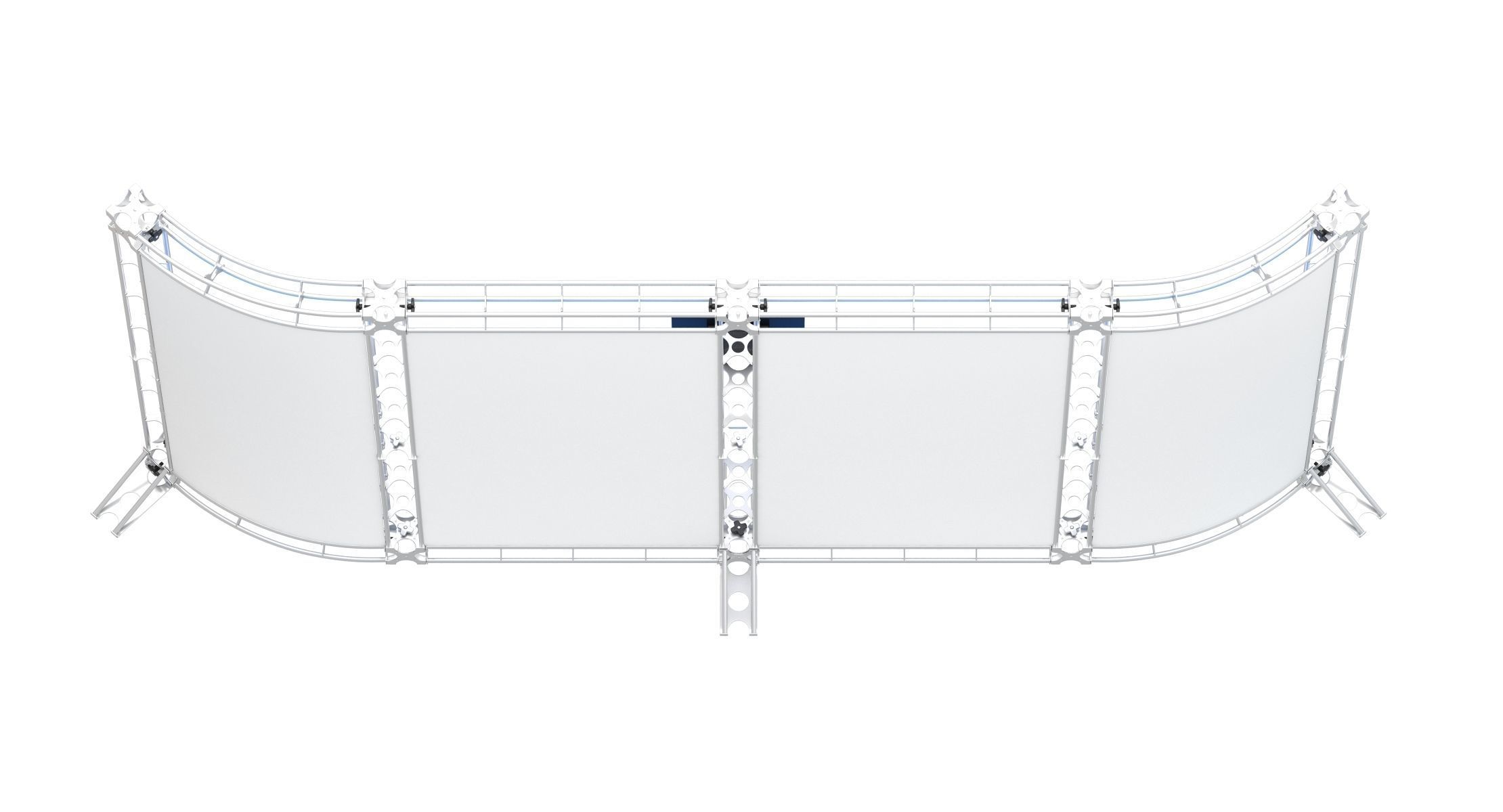 Backdrop 8ft x 20ft Truss Backwall Display 3D model_4