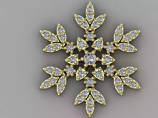 GC GOLD H040- Diamond NECKLACE