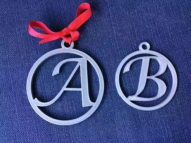 FREE Test Christmas 3d letters stl file Free 3D print model