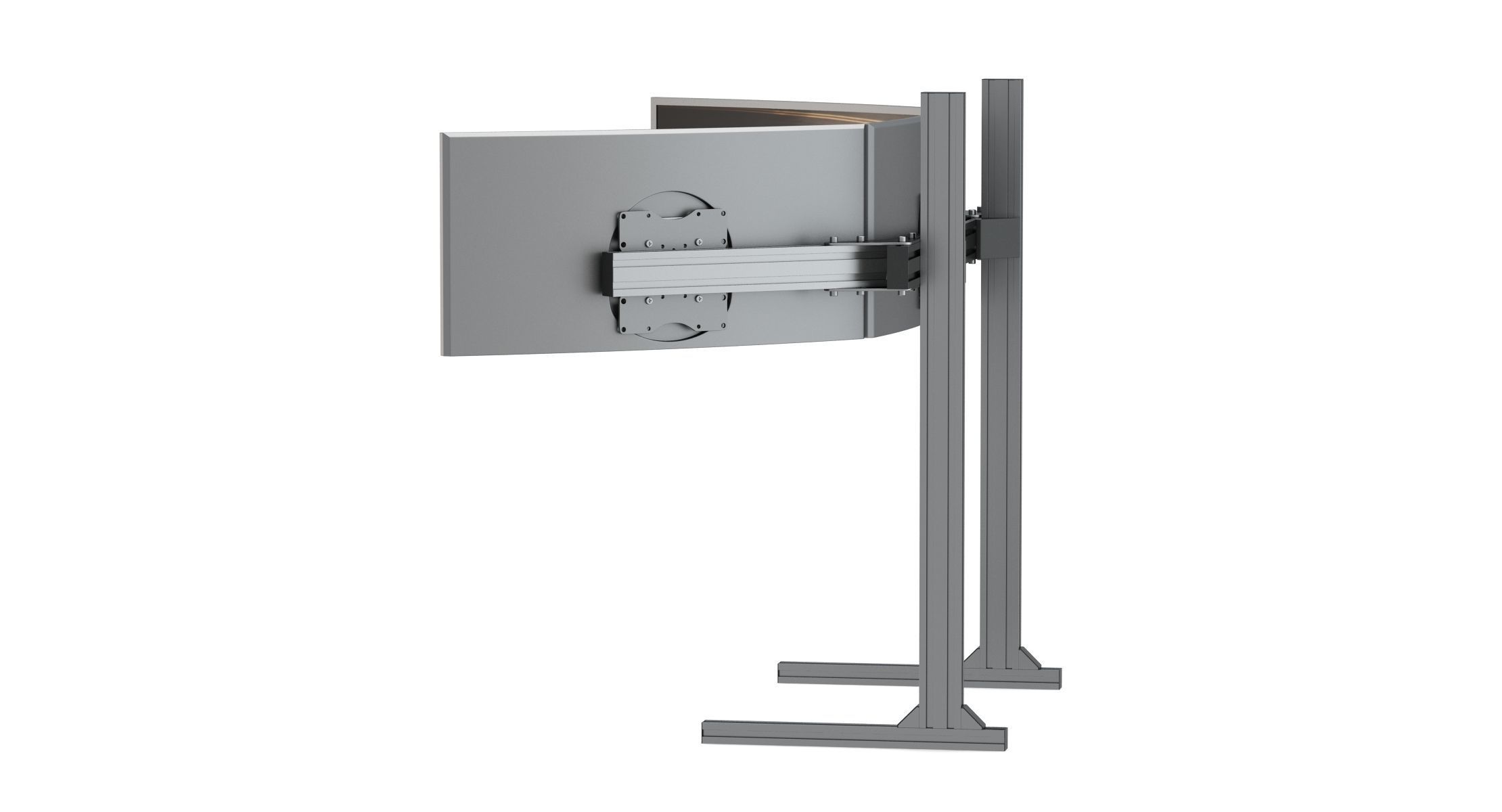 Playseat Driving Simulator Seat and Monitor 3D model_8