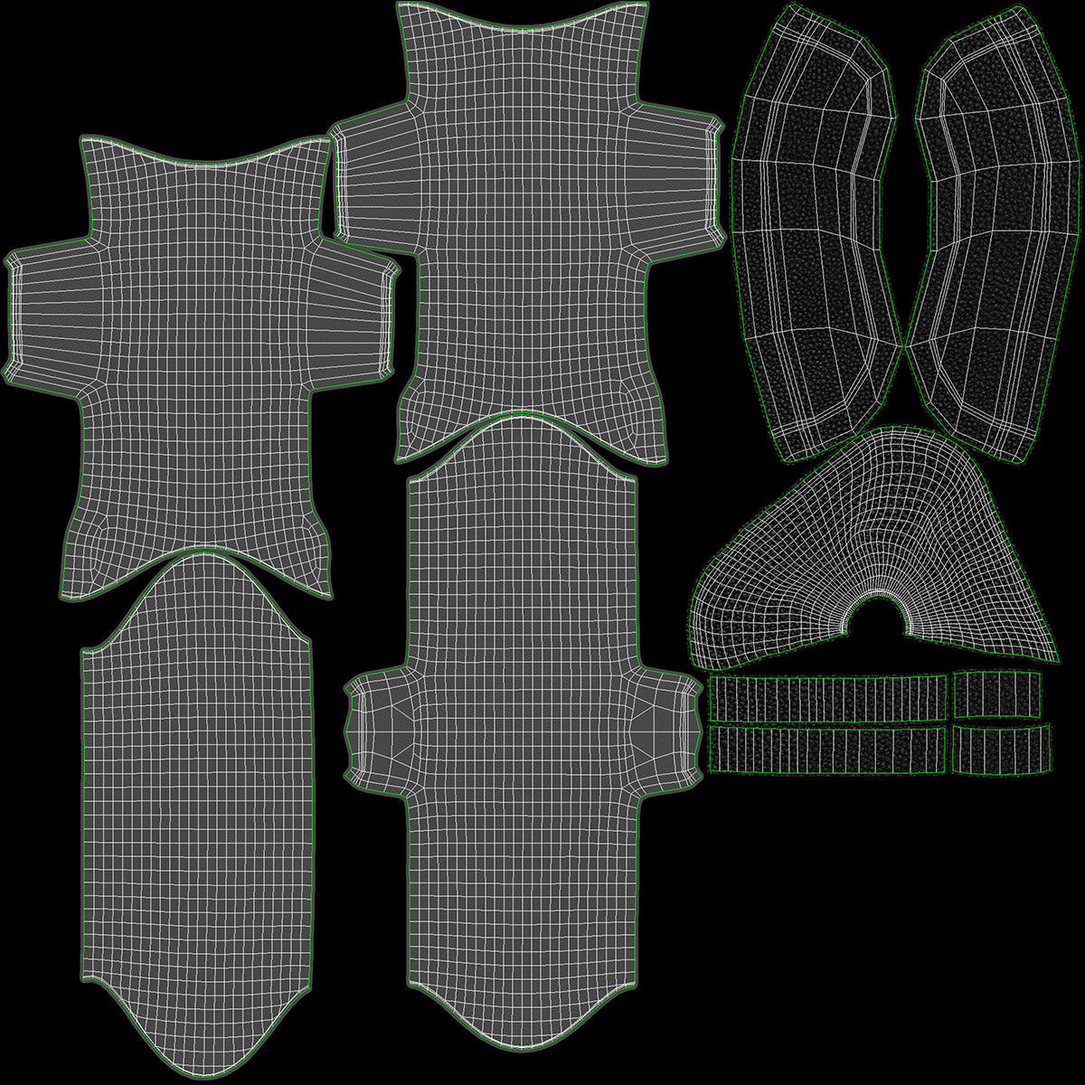 Playseat Driving Simulator Seat and Monitor 3D model_29