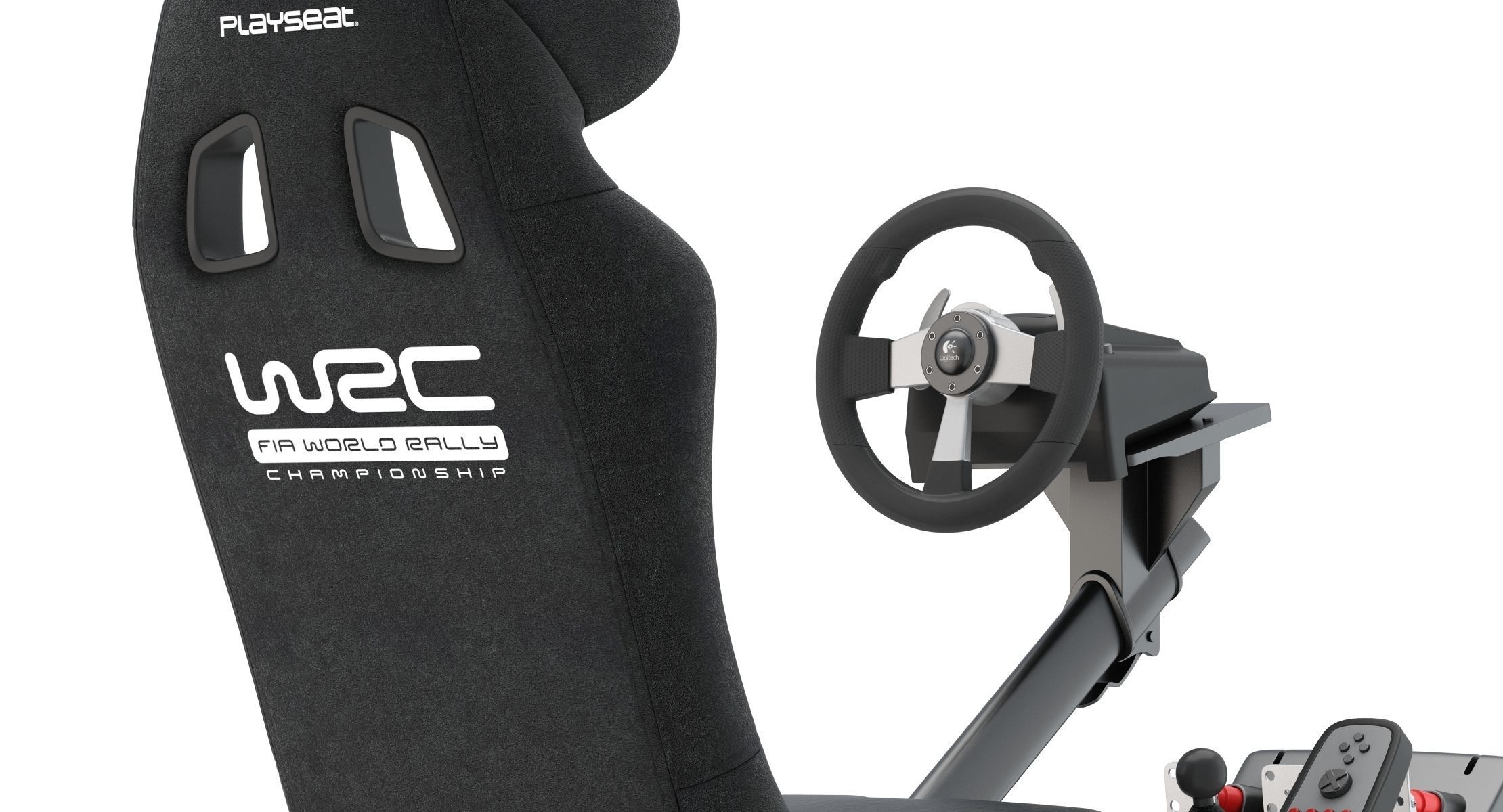 Playseat Driving Simulator Seat and Monitor 3D model_19