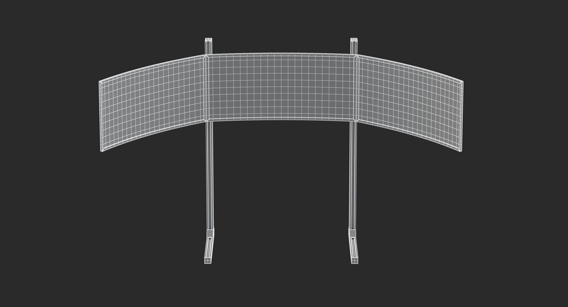 Playseat Driving Simulator Seat and Monitor 3D model_10