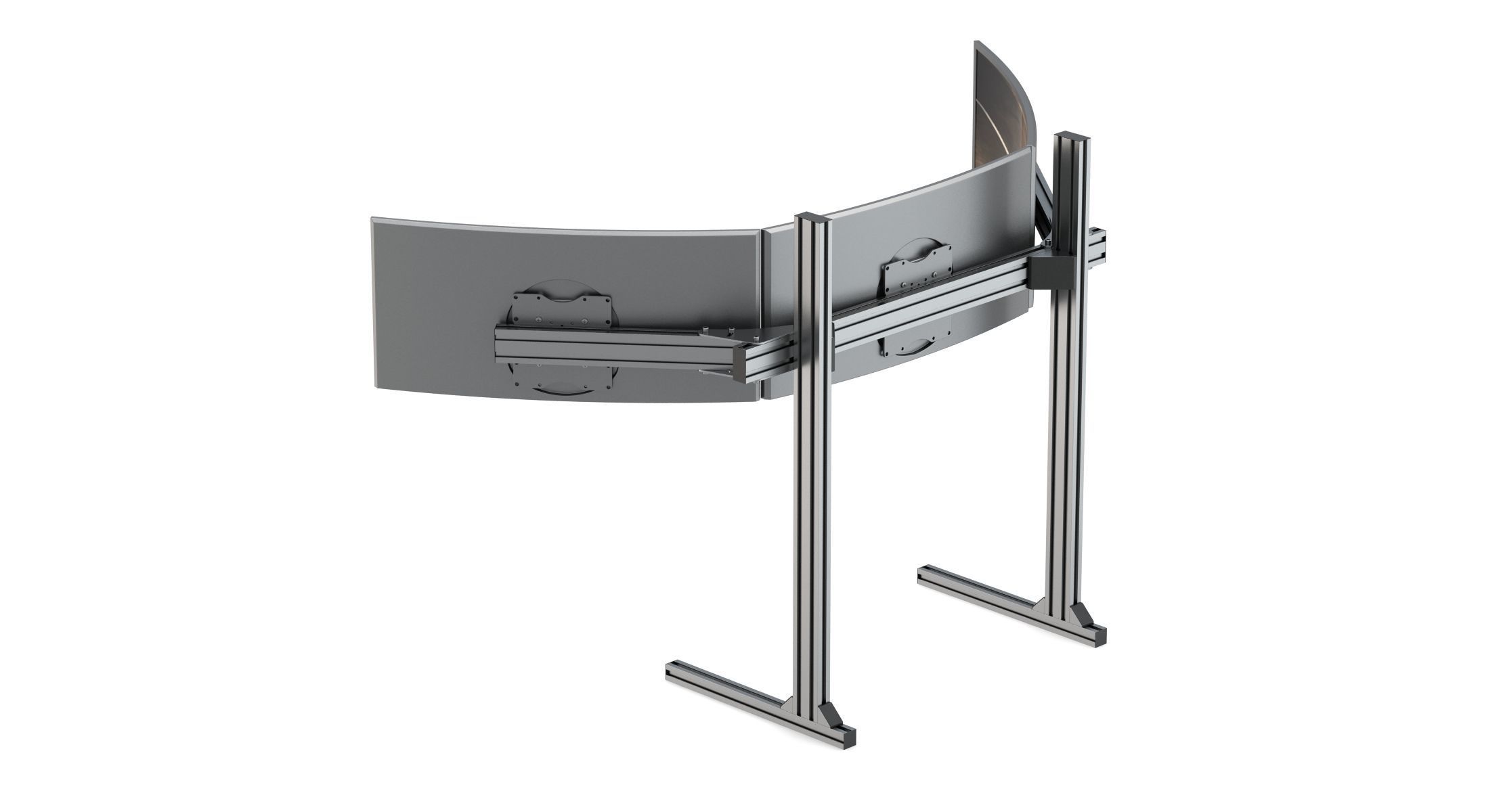 Playseat Driving Simulator Seat and Monitor 3D model_6