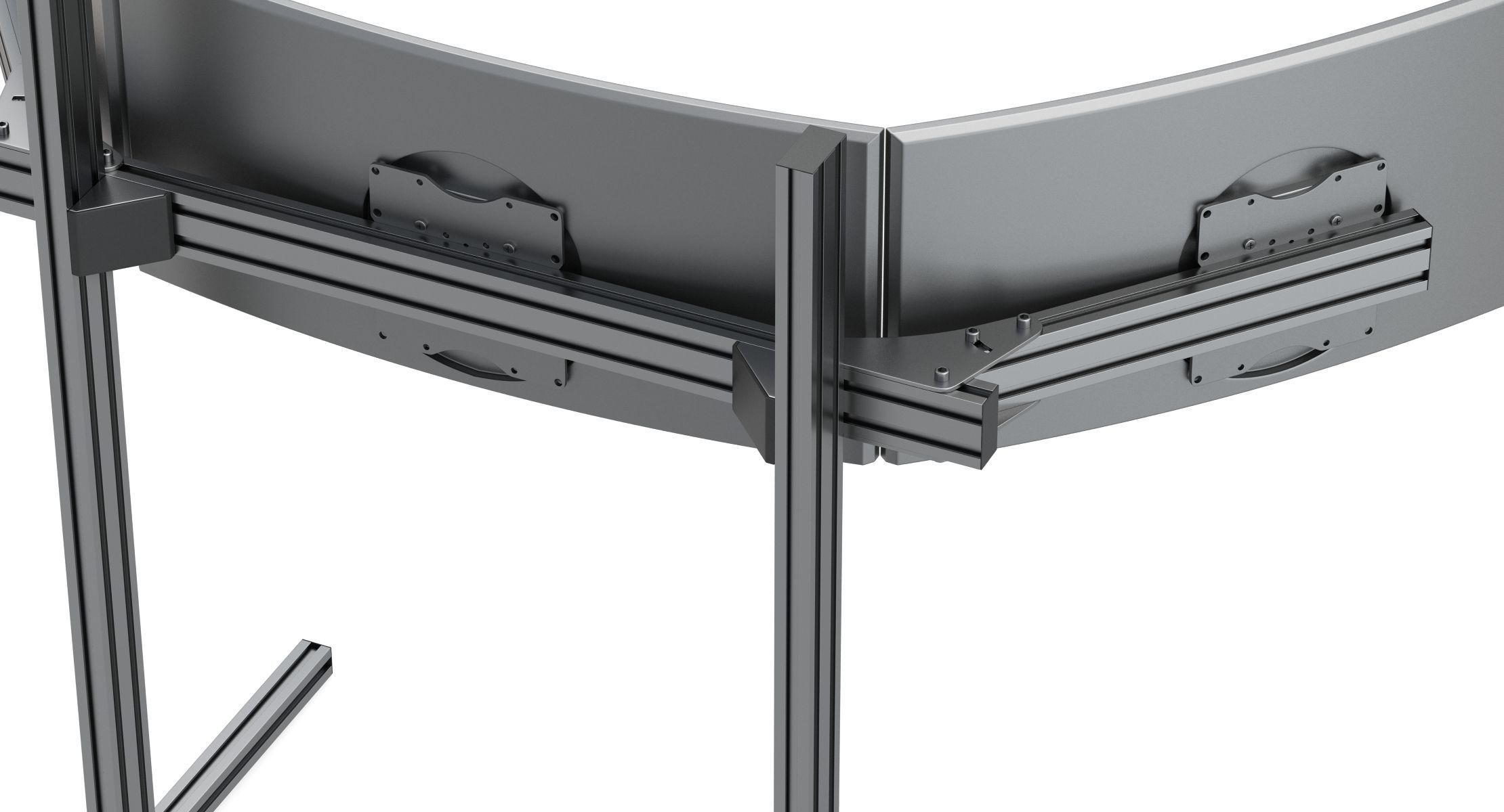 Playseat Driving Simulator Seat and Monitor 3D model_9