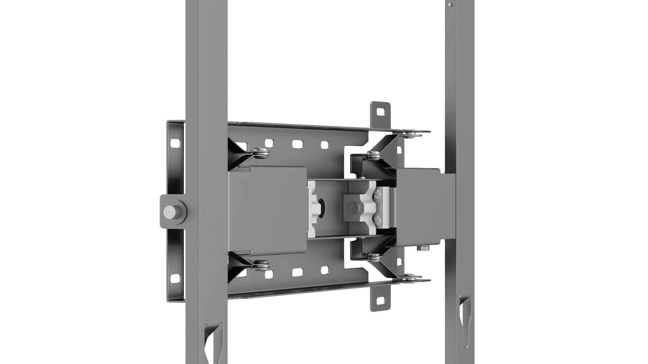 TV Monitor Wall Mount 3D model_4
