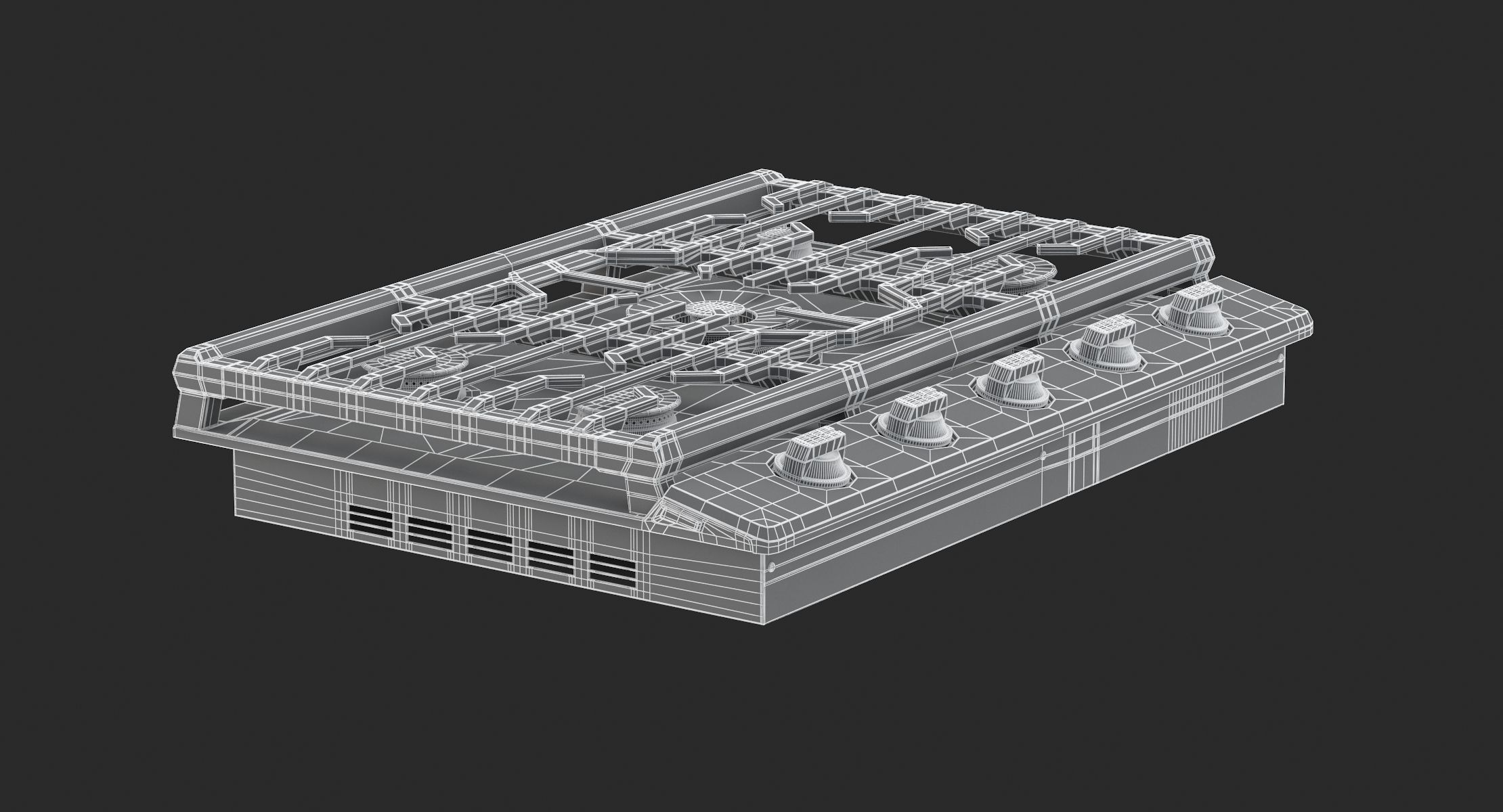 Samsung 30 Inch Gas Cooktop with 22K BTU True Dual Power Burner 3D model_9