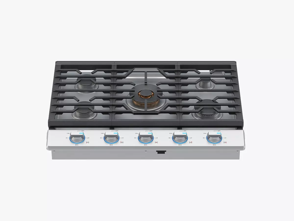 Samsung 30 Inch Gas Cooktop with 22K BTU True Dual Power Burner 3D model_0