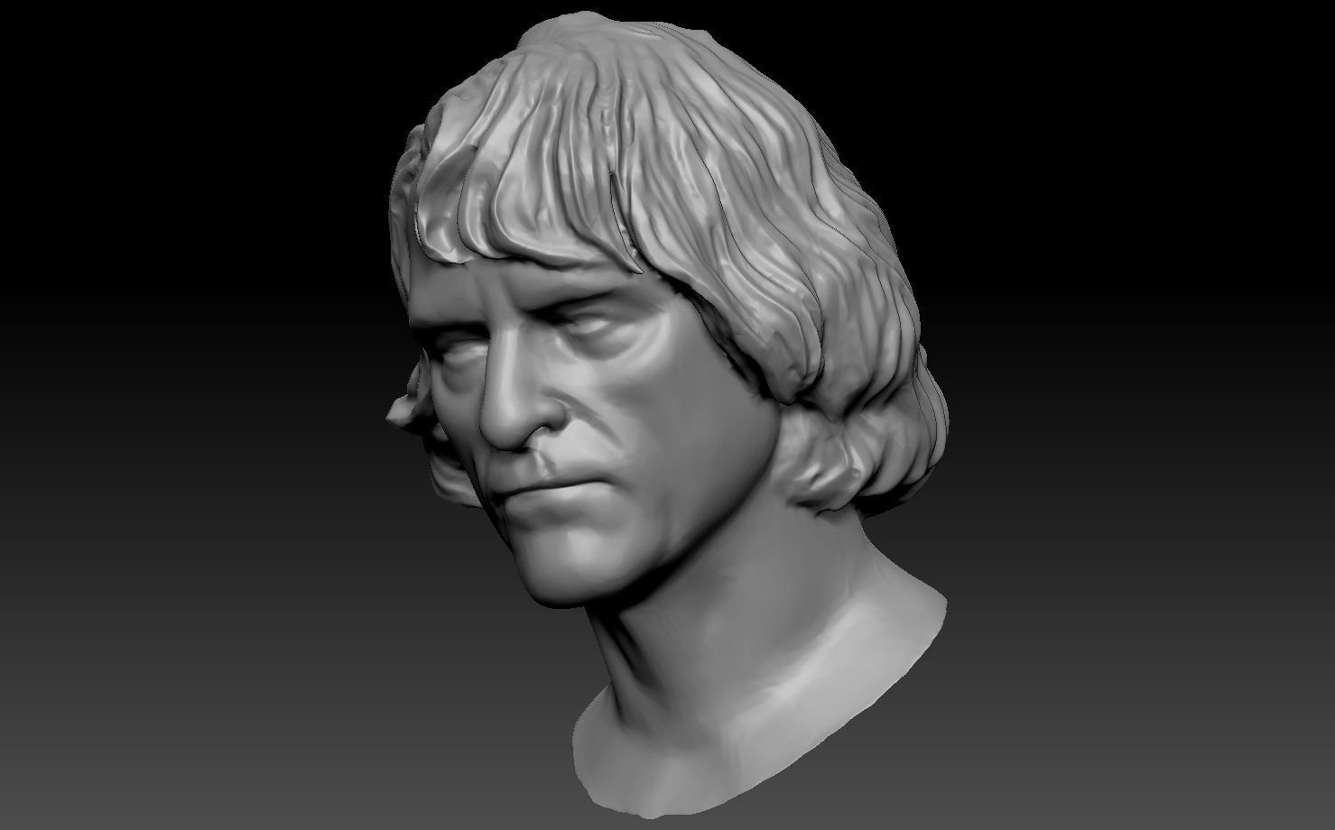 Joker   LOW POLY  Joaquin Phoenix 2019  3D Print  3D print model_7