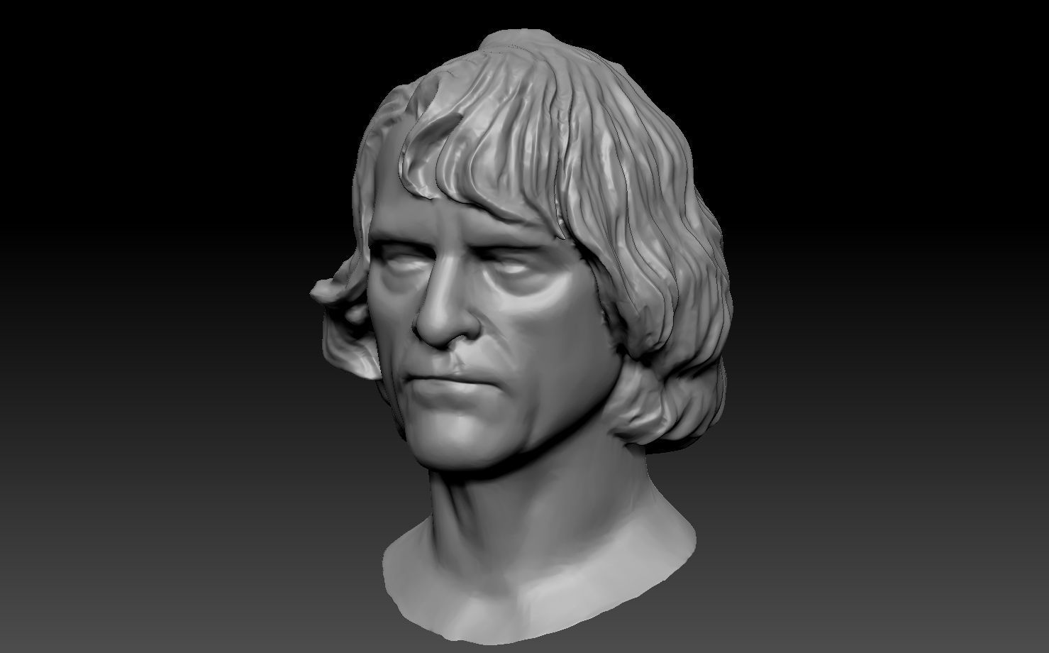 Joker   LOW POLY  Joaquin Phoenix 2019  3D Print  3D print model_2