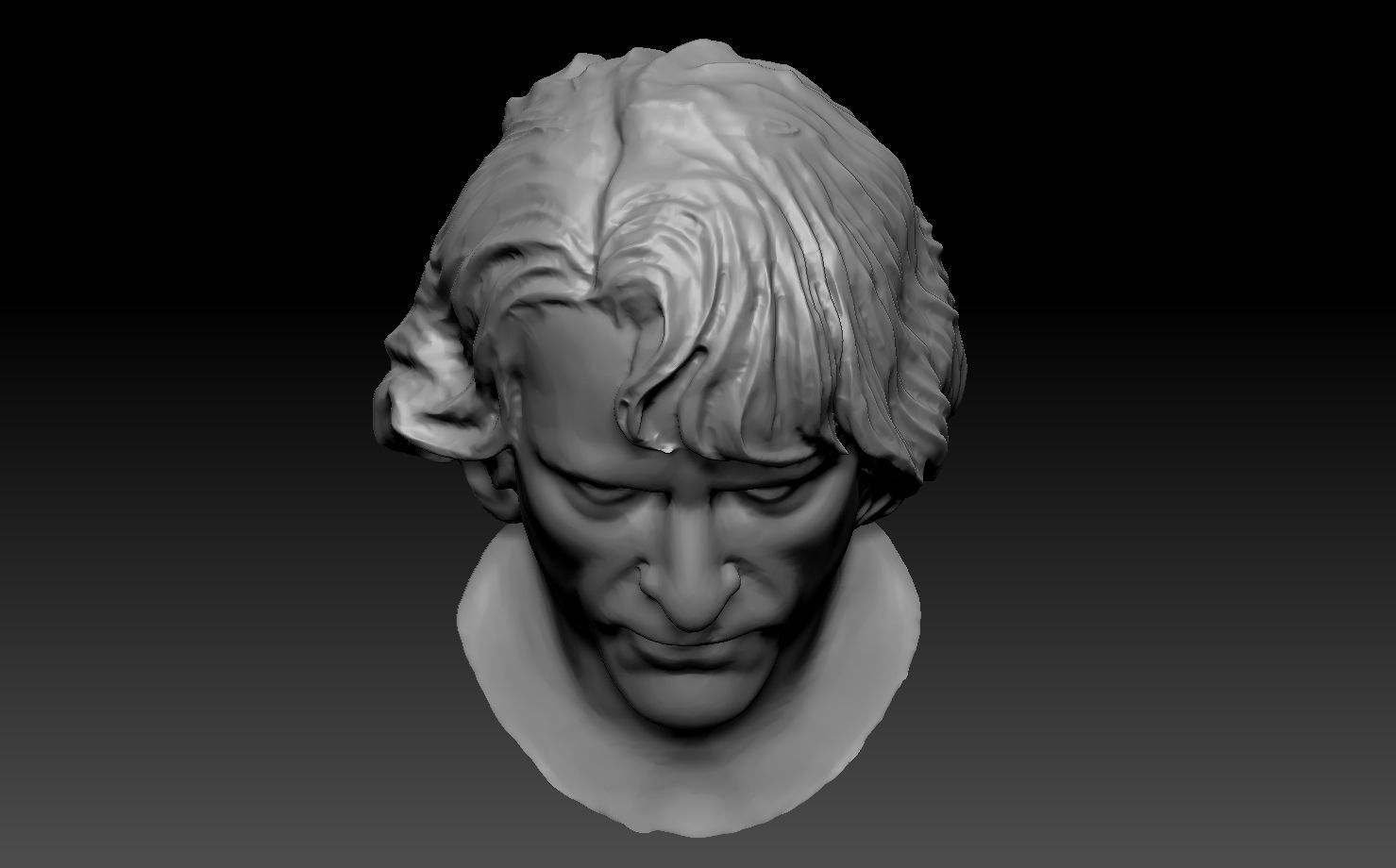 Joker   LOW POLY  Joaquin Phoenix 2019  3D Print  3D print model_6