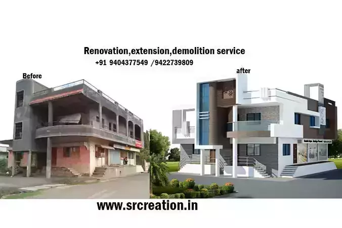 renovation repairing home makeover contractors company in india  Free 3D model