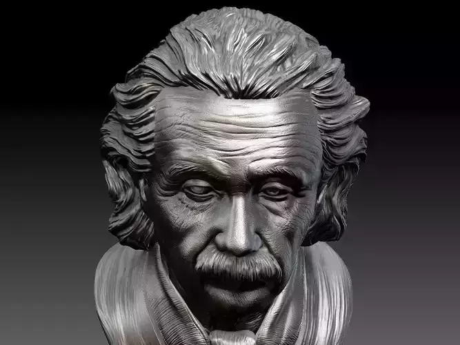 Albert Einstein sculpture