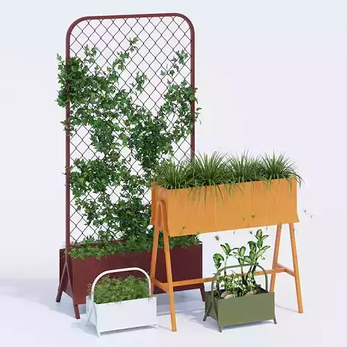 Branch set of planters