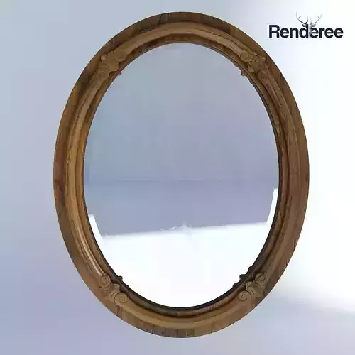 Victorian Mirror Wall Old Natural