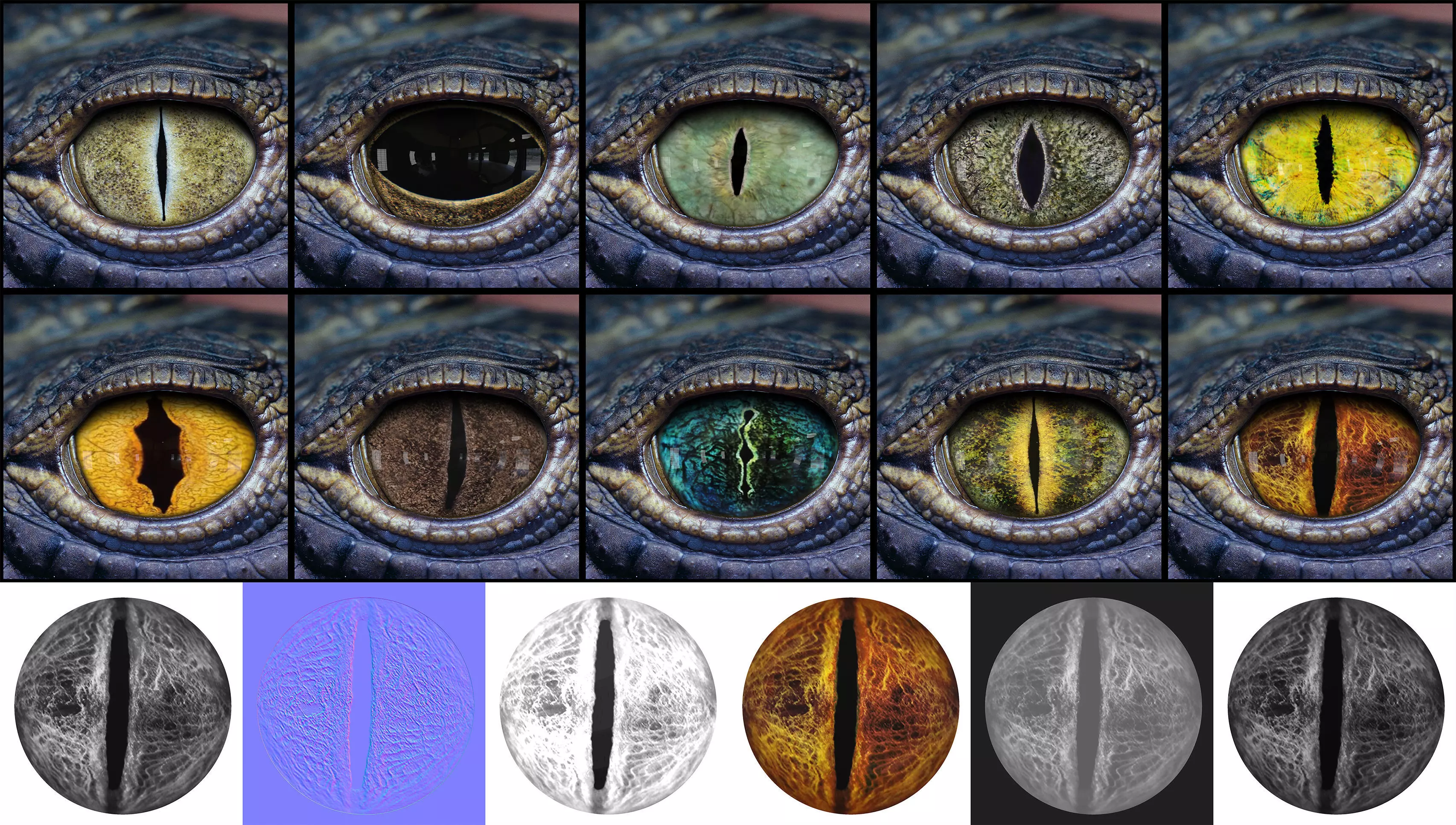 Creature eye Textures vol 02 Texture