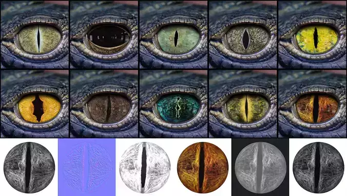 Creature eye Textures vol 02