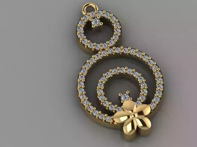 GC GOLD H063- Diamond NECKLACE