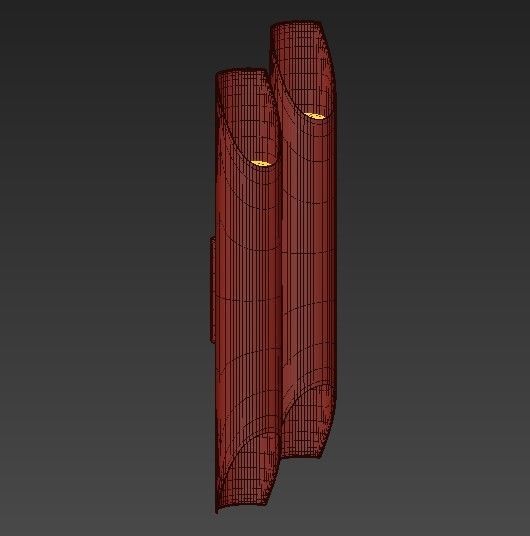 Galliano Double by DELIGHTFULL pink gold 3D model_3