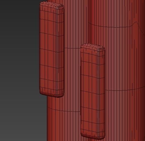 Galliano Double by DELIGHTFULL pink gold 3D model_4