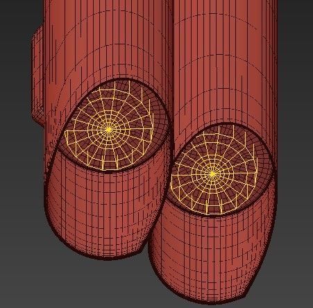 Galliano Double by DELIGHTFULL pink gold 3D model_5