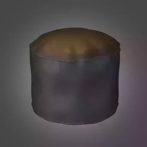 Puff Pbr leather pouf