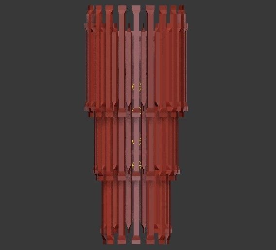 MATHENY III WALL LAMP by DELIGHTFULL Black 3D model_1