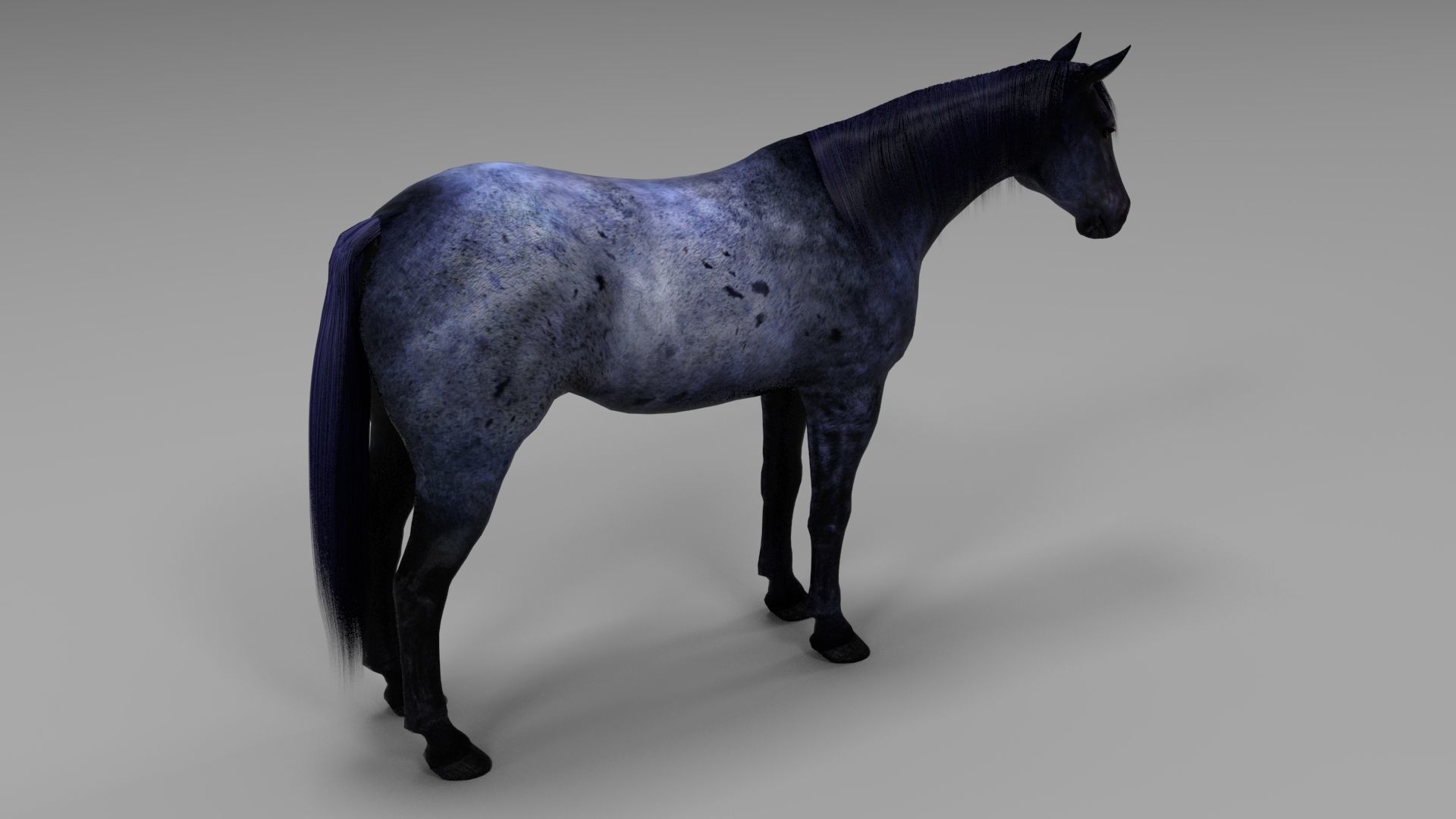 3ds max horse bundle 3D model_7